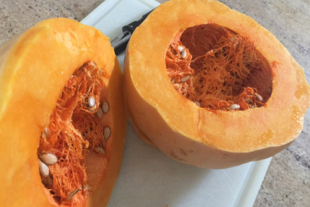 Inspired by a visit to Underwood Farms, we put together a delicious recipe using their artful squash.